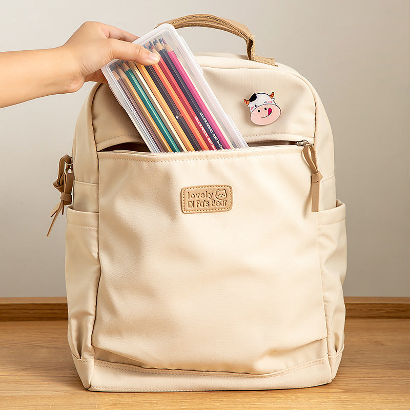 Desk box, storage box, fully transparent pencil marker, stationery, storage box, desk key, sundry storage box.