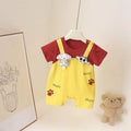 Summer lightweight cartoon short-sleeve romper - baby outfit for boys and girls - super cute and adorable onesie/rouge - perfect for outdoor wear