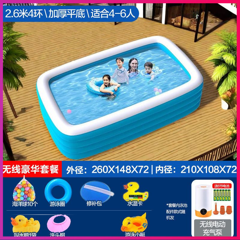 Inflatable swimming pool baby kids indoor swimming pool for home large foldable swimming pool outdoor water pool