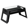 Outdoor bbq grill, portable folding charcoal grill for home use, wood burning bbq pit for outdoor cooking and camping