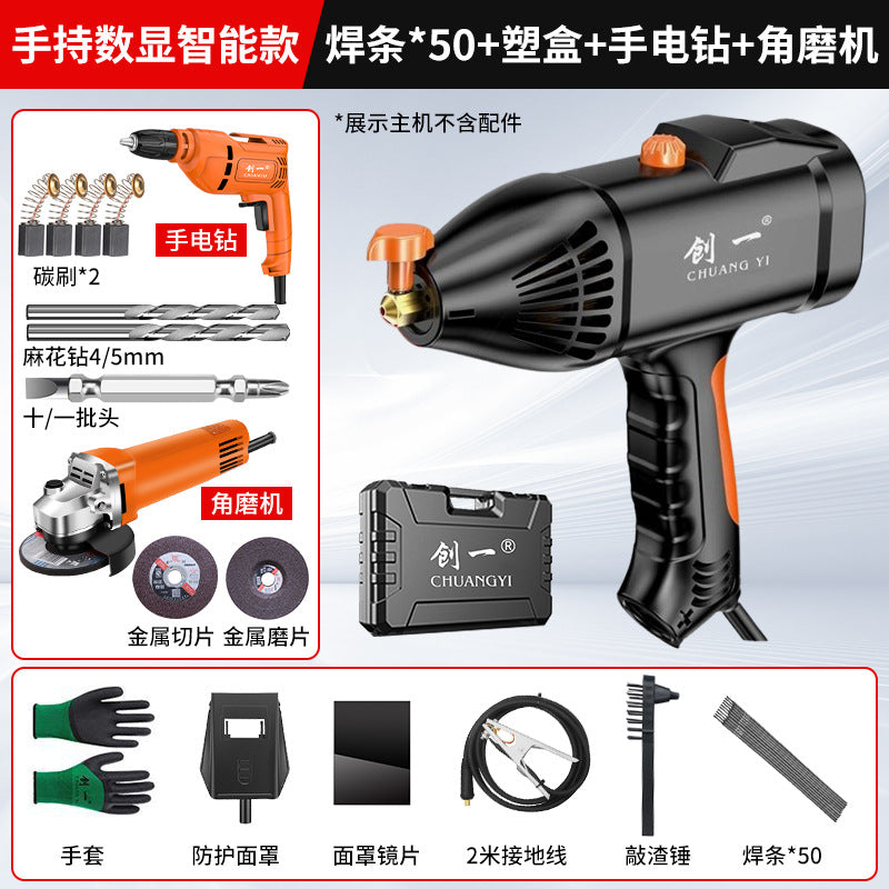 Chuangyi 220v handheld electric welding machine copper core mini welding machine smart for home small portable welding artifact