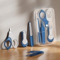 Baby nail clipper set - newborn & infant nail clippers with nail file - anti-pinching safety design