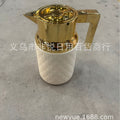 Factory direct sales cross-border best selling thermos kettle thermos coffee pot thermos kettle thermos teapot capacity plastic red bladder