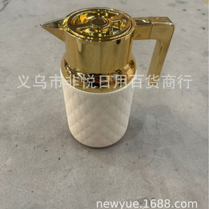Factory direct sales cross-border best selling thermos kettle thermos coffee pot thermos kettle thermos teapot capacity plastic red bladder