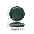 Ceramic steak dinner plate western food light luxury classy sense creative dessert plate for home donut high value dish plate