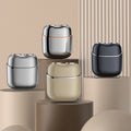 Floating magnetic dual-blade electric shaver - induction, portable, mini, car-mountable, full body washable