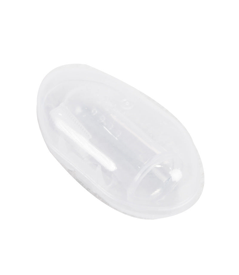 Factory direct sales baby thumb cover toothbrush, silicone baby tooth brush, finger toothbrush, baby tongue coating cleaning brush box