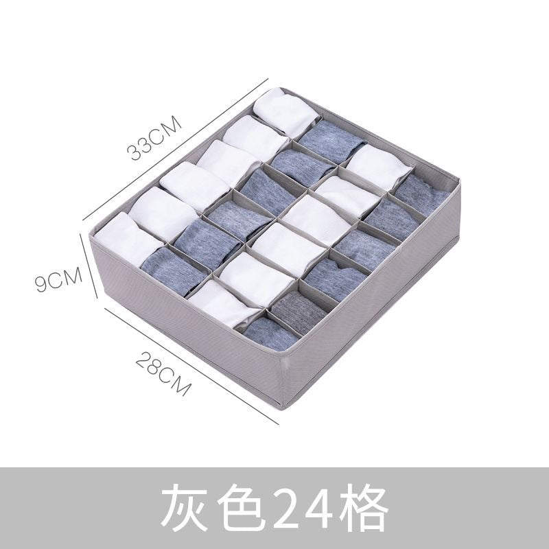 Bedroom underwear, socks storage box, box division, household drawer type drawer storage partition, socks sorting box
