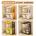 Thickened shelf all steel wardrobe wardrobe open simple bedroom walk-in closet floor hanging clothes rack butterfly hole clothes rack