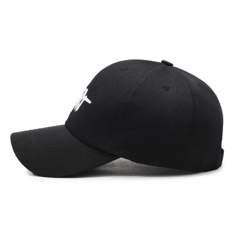 25 New Spring, Autumn and Summer Versatile High-Quality Baseball Cap Female Korean Edition Face Small Shade Embroidered Cap Male