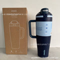 New owala 40oz double-drink insulated tumbler: large capacity, 304 stainless steel, outdoor vacuum straw, portable