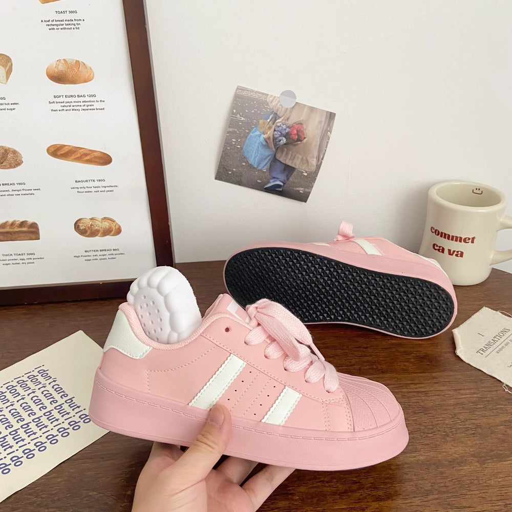 Niche style shell white shoes for women 2026 spring and summer new arrivalcutecasual sneakers trendy korean style easiest for match student sneakers