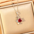 X8314-18 silver wings necklace