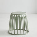 Round living room side table cut out set stool plastic small table spare stool small tea table chair modern casual stackable