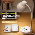American-style study desk lamp power strip with ul certification, us standard power strip, and usb ports