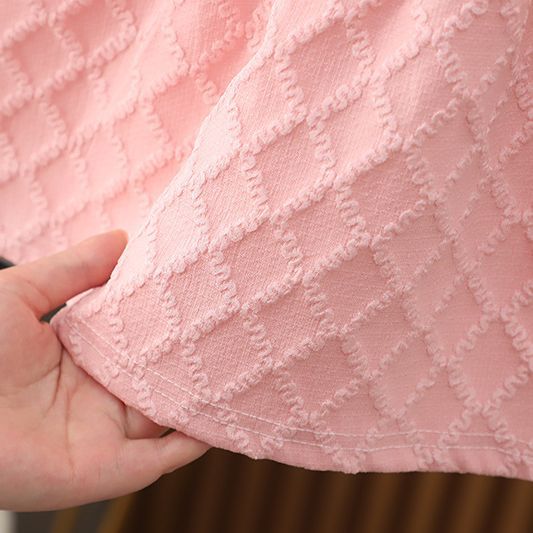Girls' korean style dress  new fashionable toddler girl bubble sleeve princess dress spring and autumn long sleeve dress