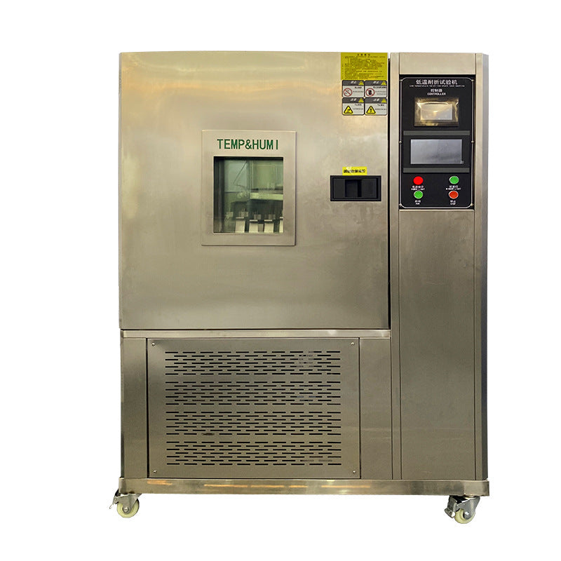 High and low temperature bending test machine rubber plastic low temperature cold resistance test box synthetic leather bending resistance test