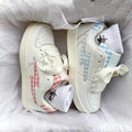 2026 summer unisex sneakers: american-style, niche bread shoes, breathable, fresh summer design, white shoes for students and couples