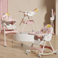 Baby high chair - foldable feeding chair for infants and toddlers - multifunctional dining chair and seat for home use