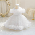 Ready-to-ship wholesale toddler formal dresses, tulle cake princess dresses for baby girls' birthday parties