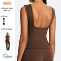 European and american eco-friendly fabric yoga tank top - slim fit, sexy, sleeveless, quick-dry activewear for outdoor exercise and fitness