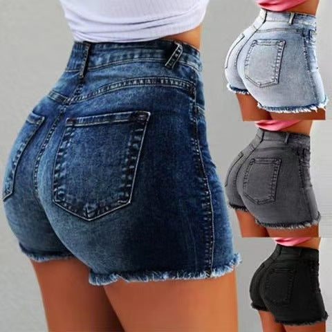 Europe, America,    fashionable and sexy elastic women's shorts