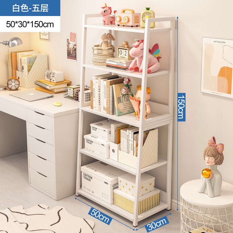 Shelf Multi-layer storage shelf Floor-to-ceiling office locker Shelf Layered shelf Living room display Cabinet with door
