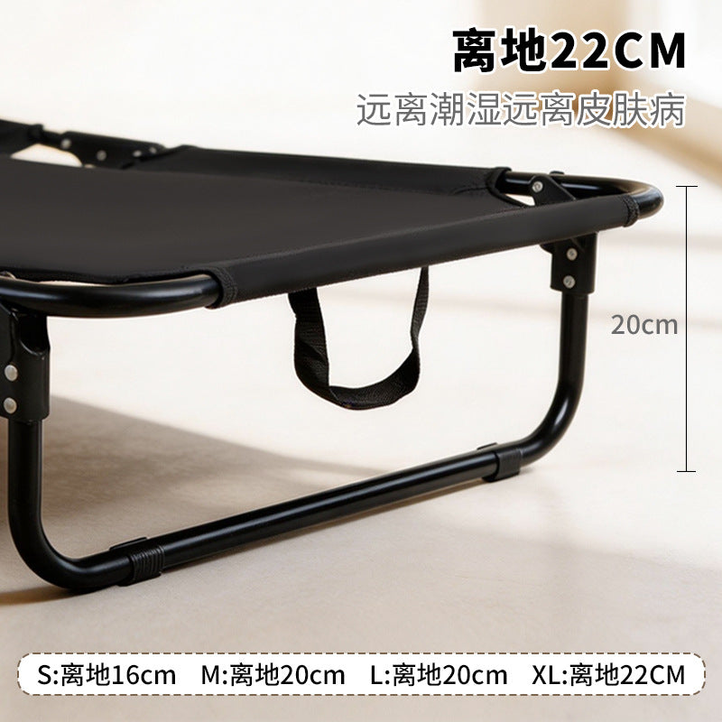 New summer pet breathable camping bed outdoor portable foldable dog bed wear-resistant large pet bed wholesale