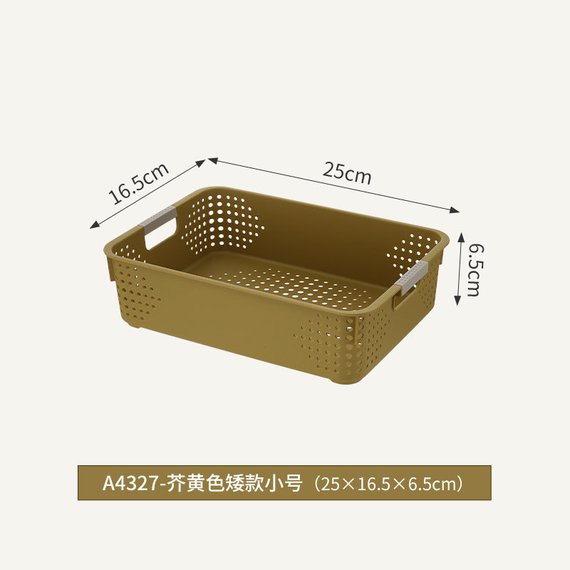 Wholesale desktop storage basket sundries storage box storage basket rectangular snack toy storage basket finishing box