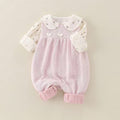 Spring autuminfant super cute baby suit spring style baby shirt clothes overalls outing two-piece set