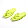 Foldable travel slippers for women - portable, anti-slip, disposable flip-flops for swimming, business trips, bathing, and beach use. perfect for travel