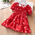 Girls' summer dress  new floral print mesh princess dress for toddler and little girls