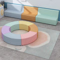 Shengli kindergarten training institution shop business hall reception waiting area lobby special-shaped sofa seat set