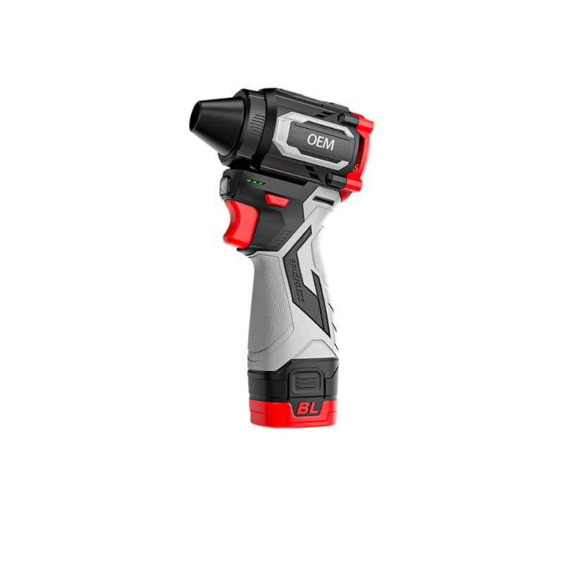 personalized brushless lithium battery duct handheld blower, dual-purpose dust blowing and snow blowing, car interior cleaning hair dryer