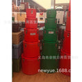 hot-selling factory direct sales stainless steel tableware fresh-keeping lunch box commercial stall thermal bucket thermal pot five-piece set