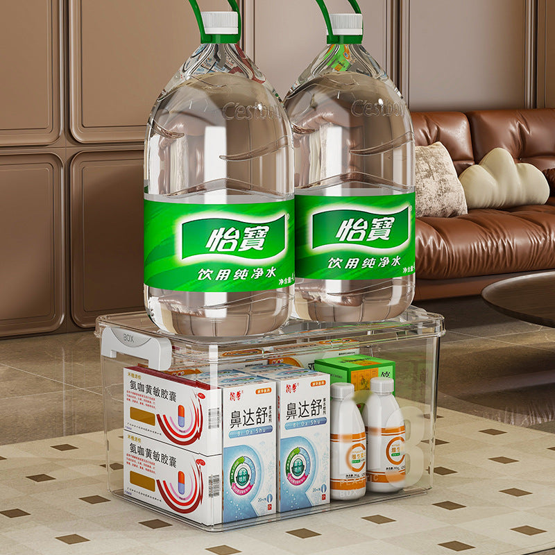 Customizable medicine box transparent finishing box household medical tool storage box medicine bottle storage box emergency medicine box