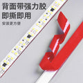 Self-adhesive 220v led strip light, 10cm linear light, decorative trunking for stairs, display cabinets, waterproof high-brightness led light bar