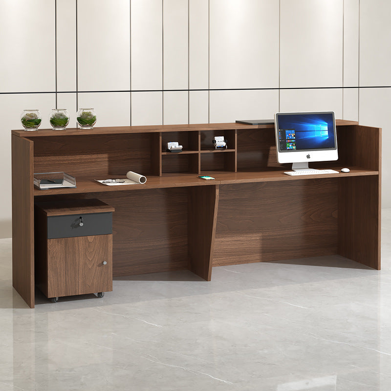 Front desk desk, light luxury real estate, kindergarten reception desk, bar, simple modern office desk, high-end sense