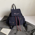 Large capacity women's casual backpack - new autumn collection, unique and versatile, perfect for students, solid color, minimalist design, commuter backpack