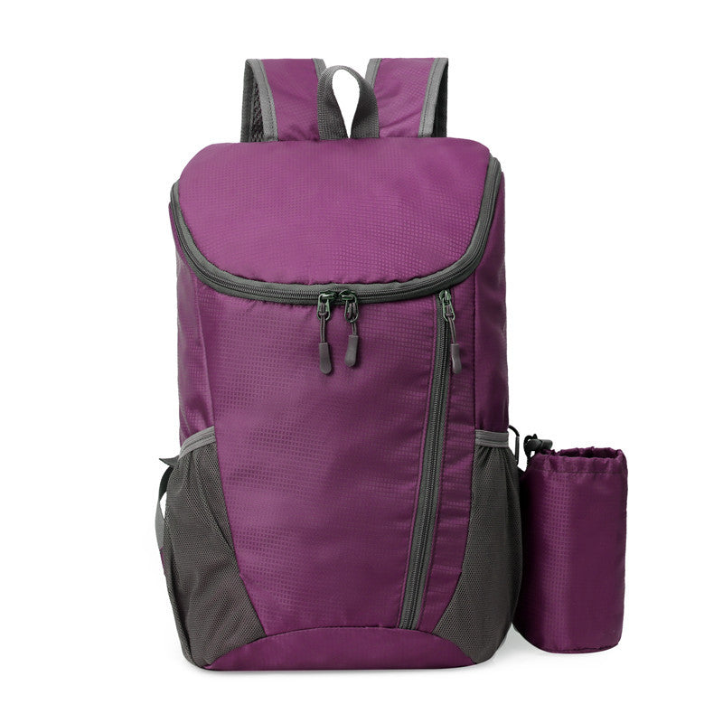 Cross-border new backpack large-capacity folding bag lightweight waterproof outdoor bag travel sports backpack can print logo