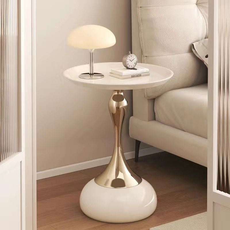 Accessible luxury sofa side table living room for home small coffee table side table retro corner table iron bedside storage balcony small round table