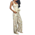 summer new arrivals: cross-border fashion women's clothing - european and american style, trendy vacation-inspired printed ruffle trim casual set