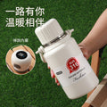 316 stainless steel tumbler with temperature display - keeps drinks hot or cold, ideal for outdoor sports. large capacity, portable water bottle with custom engraving available