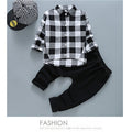 autumn korean style girls' cartoon cat denim cotton long-sleeve overalls two-piece kids' outfit set