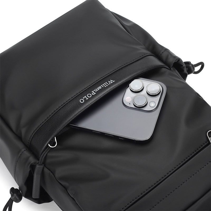 Emperor Paul Men's Shoulder Bag Stylish and Simple Chest Bag Large Capacity Commuter Casual Messenger Bag Waterproof Men's Bag