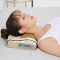 Cervical spine massager neck massage pillow heating lumbar lumbar hot compress multifunctional massager kneading pillow for home