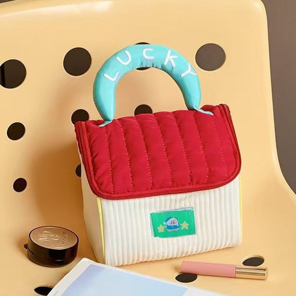 Cosmetic bag large capacity classy cute house bag toiletry bag travel storage portable cosmetics storage bag