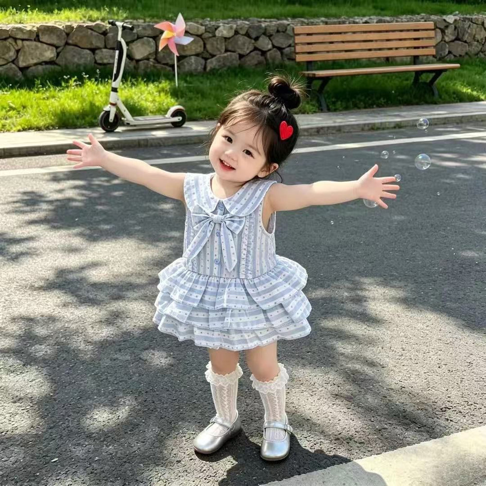 Summernew arrival bag butt skirt sweetkorean style baby girl bag butt princess dress dress ha shirt 100th birthday party one year old
