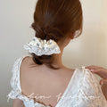 Korean style gentle small floral large intestine hair tie large artsygirl fabric ball head lazy atmosphere headband