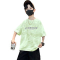 Boys' summer outfit set: new styles for mid-to-large children, lightweight short-sleeve activewear, trendy summer two-piece set for boys